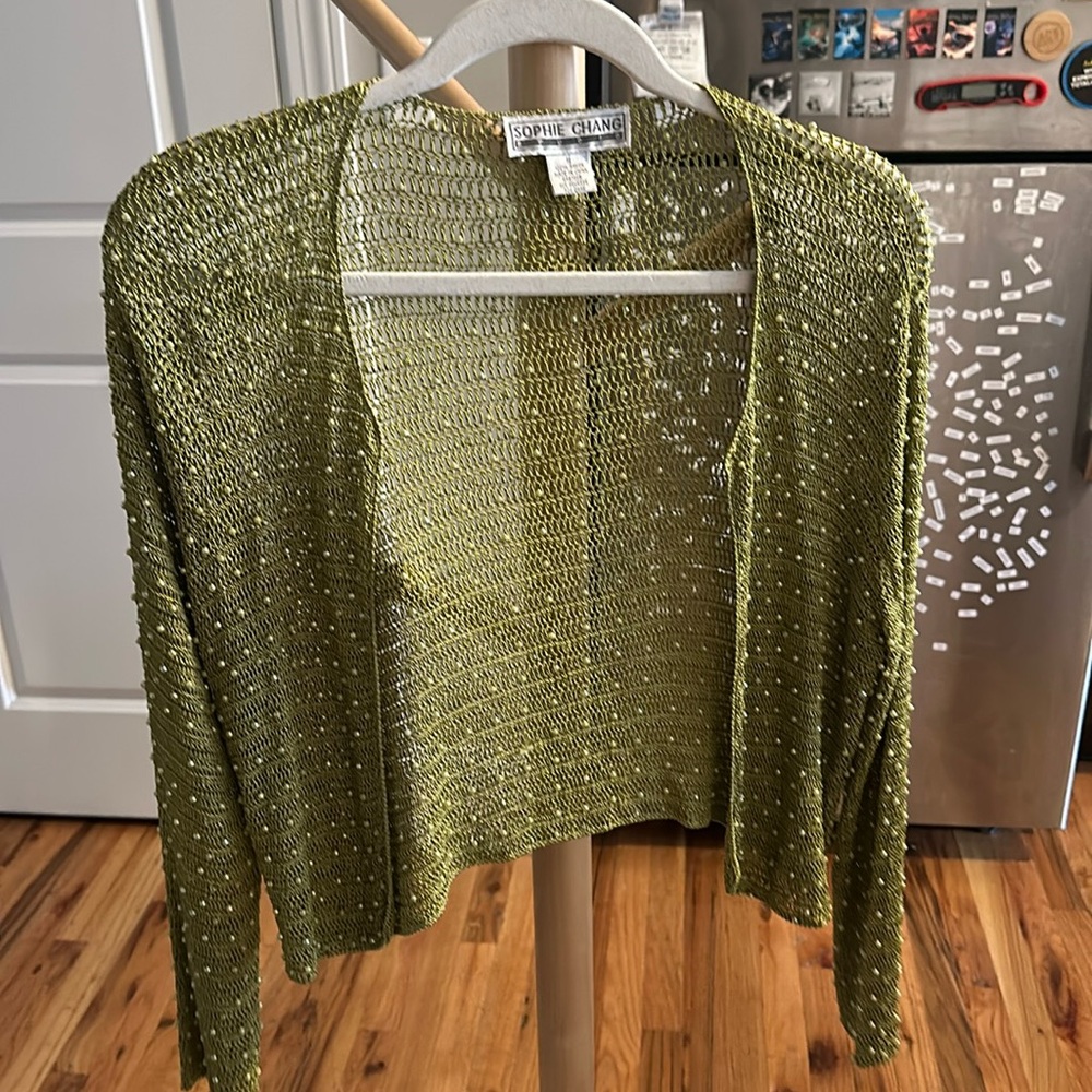 Vintage Green Sweater/Cardigan